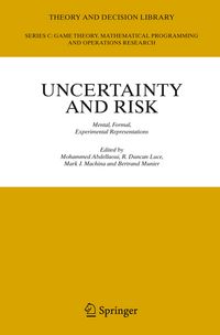 Produktbild: Uncertainty and Risk