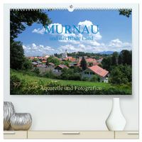 Produktbild: Murnau und das Blaue Land - Aquarelle und Fotografien (hochwertiger Premium Wandkalender 2026 DIN A2 quer), Kunstdruck in Hochglanz