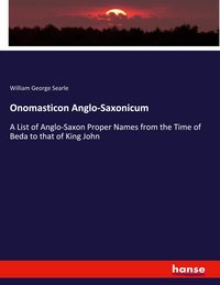 Produktbild: Onomasticon Anglo-Saxonicum