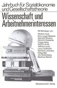 Produktbild: Wissenschaft und Arbeitnehmerinteressen
