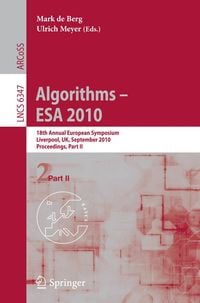Produktbild: Algorithms -- ESA 2010, Part II