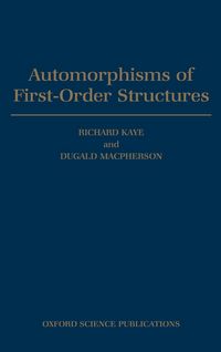 Produktbild: Automorphisms of First-Order Structures