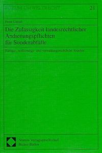 Produktbild: Die Zul&auml;ssigkeit landesrechtlicher Andienungspflichten f&uuml;r Sonderabf&auml;lle