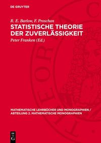 Produktbild: Statistische Theorie der Zuverl&auml;ssigkeit