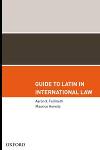 Produktbild: Guide to Latin in International Law