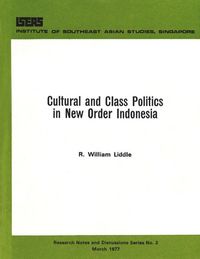 Produktbild: Cultural and Class Politics in New Order Indonesia