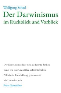 Produktbild: Der Darwinismus im R&uuml;ckblick und Vorblick