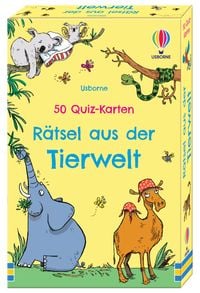 Produktbild 50 Quiz-Karten: Rätsel aus der Tierwelt
