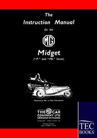 Produktbild: Instruction Manual for the MG Midget (P/PB Series)
