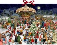 Bild vom Artikel Nostalgischer Weihnachtsmarkt, Wand-Adventskal. (Behr) vom Autor 