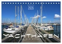 Produktbild: YACHTH&Auml;FEN AN DER OSTSEE (Tischkalender 2026 DIN A5 quer), CALVENDO Monatskalender
