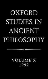 Produktbild: Oxford Studies in Ancient Philosophy