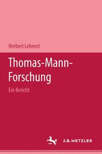 Produktbild: Thomas-Mann-Forschung