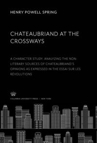 Produktbild: Chateaubriand at the Crossways