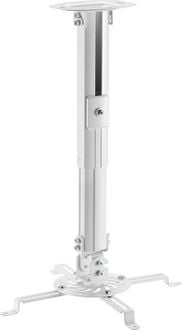 Produktbild: Reflecta Prometheus Beamer-Deckenhalterung Deckenhalter, Drehbar, Neigbar Boden-/Deckenabstand (max.): 580 mm Wei&szlig;