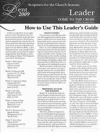 Produktbild: Come to the Cross: Scriptures for the Church Seasons: Lent 2008 Leader's Guide