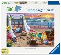 Produktbild: Erwachsenenpuzzle 500 Large Pieces - Die Oase am Strand