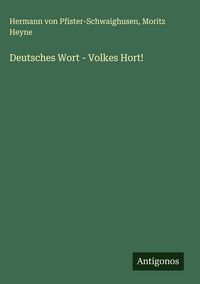 Produktbild: Deutsches Wort - Volkes Hort!