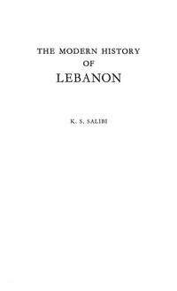 Produktbild: The Modern History of Lebanon.