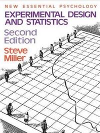 Produktbild: Miller, S: Experimental Design and Statistics