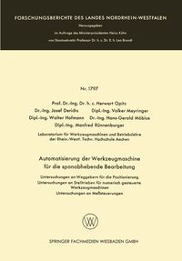 Produktbild: Automatisierung der Werkzeugmaschine f&uuml;r die spanabhebende Bearbeitung