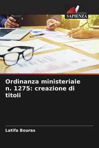 Produktbild: Ordinanza ministeriale n. 1275: creazione di titoli