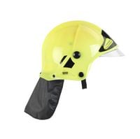 Produktbild: heo Klein 8903 - Feuerwehrhelm mit Visier, neon