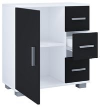 Produktbild: Holz Badm&ouml;bel Midischrank Bad Schublade Zalo