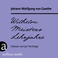 Wilhelm Meisters Lehrjahre von Johann Wolfgang Goethe