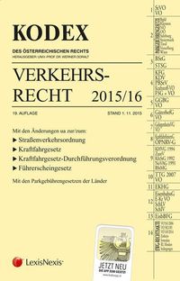 Produktbild: KODEX Verkehrsrecht 2015/16