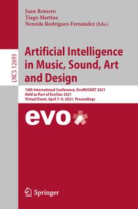 Produktbild: Artificial Intelligence in Music, Sound, Art and Design