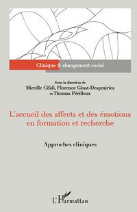 Produktbild: L'accueil des affects et des &eacute;motions en formation et recherche