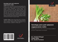 Produktbild: Genotypy pora pod wp&iquest;ywem zag&iquest;szczenia ro&iquest;lin