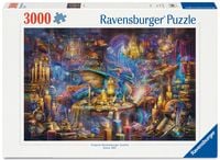 Produktbild: Erwachsenenpuzzle 3000 Teile - Drachenbibliothek