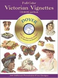 Produktbild: Full-Color Victorian Vignettes CD-ROM and Book with CDROM