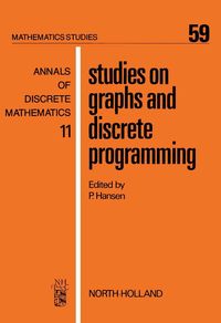 Produktbild: Studies on Graphs and Discrete Programming
