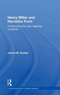 Produktbild: Henry Miller and Narrative Form