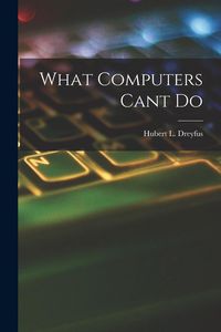 Produktbild: What Computers Cant Do