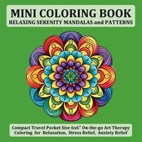 Produktbild: Mini Coloring Book Relaxing Serenity Mandalas and Patterns