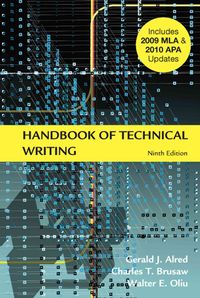 Produktbild: Handbook of Technical Writing with 2009 MLA and 2010 APA Updates