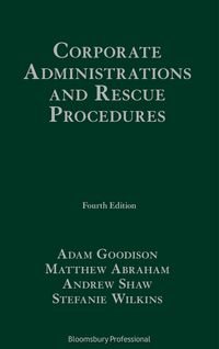 Produktbild: Corporate Administrations and Rescue Procedures