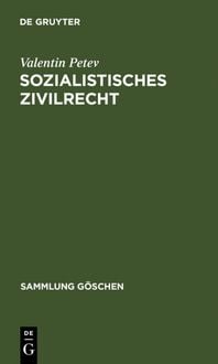Produktbild: Sozialistisches Zivilrecht