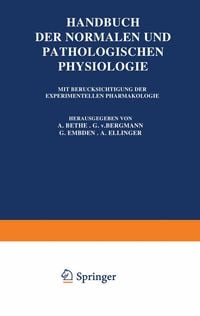 Produktbild: Handbuch der Normalen und Pathologischen Physiologie