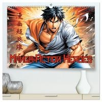Produktbild: Manga Action Heroes (hochwertiger Premium Wandkalender 2026 DIN A2 quer), Kunstdruck in Hochglanz