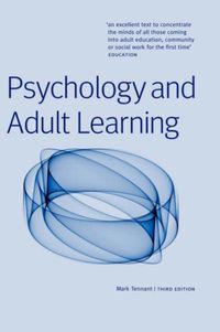 Produktbild: Tennant, M: Psychology and Adult Learning