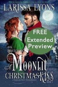 Produktbild: 40K PREVIEW of A Moonlit Christmas Kiss (Regency Christmas Kisses, #2.5)