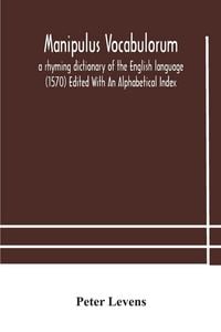Produktbild: Manipulus Vocabulorum