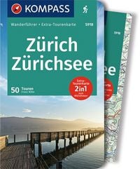 Produktbild: KOMPASS Wanderf&uuml;hrer Z&uuml;rich, Z&uuml;richsee, 50 Touren mit Extra-Tourenkarte