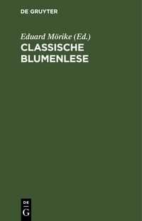 Produktbild: Classische Blumenlese