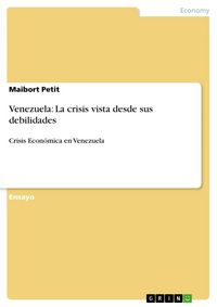 Produktbild: Venezuela: La crisis vista desde sus debilidades